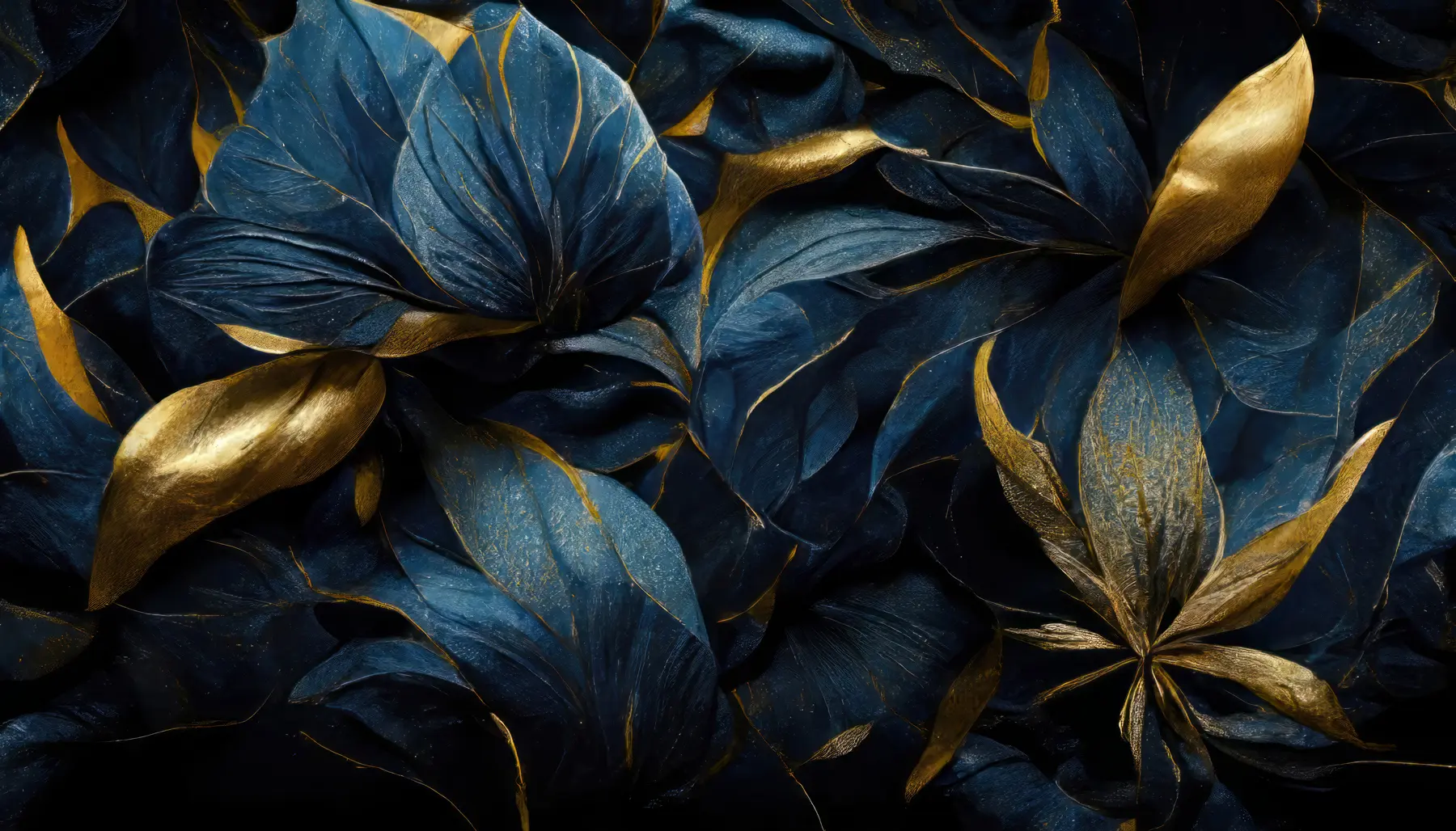 stenske poslikave Modro kraljevsko cvetje u74140