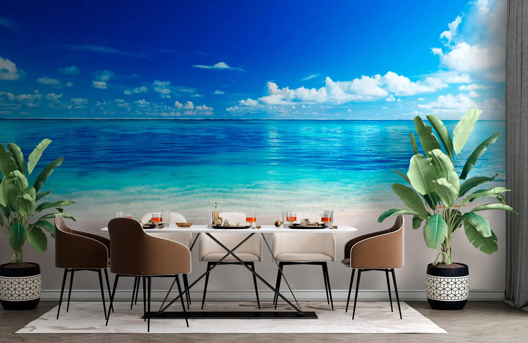 stenske poslikave Peščena plaža in morje u74335