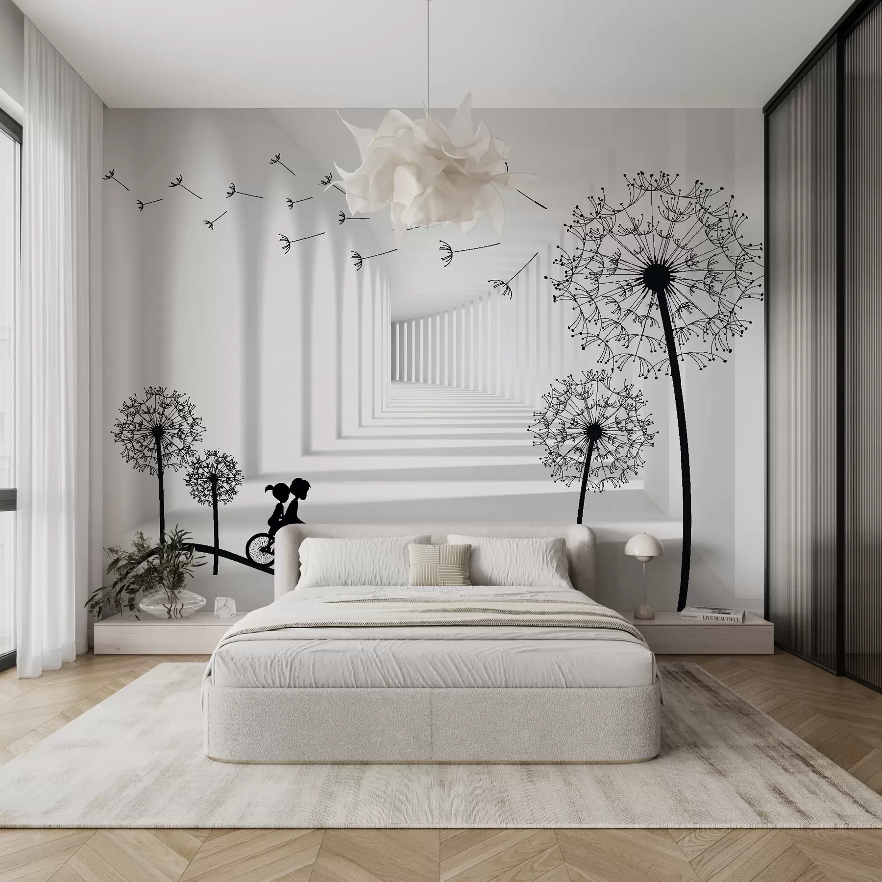 stenske poslikave Silhuete regratov v predoru u63551