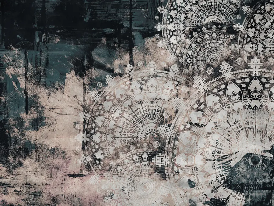 stenske poslikave Vintage mandala u93958