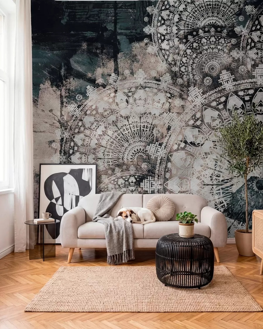 stenske poslikave Vintage mandala u93958