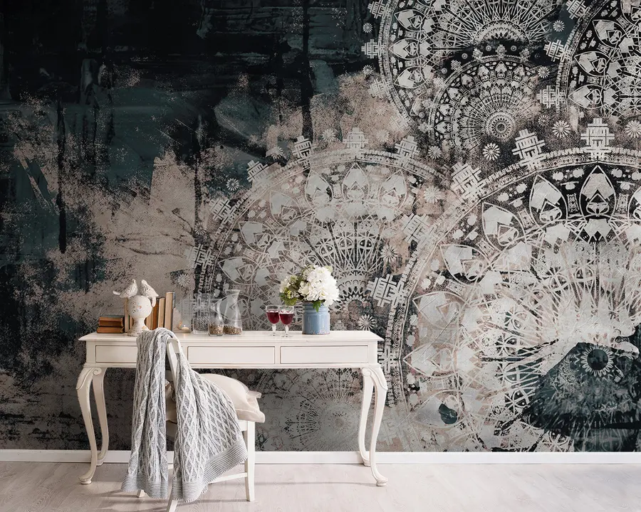 stenske poslikave Vintage mandala u93958
