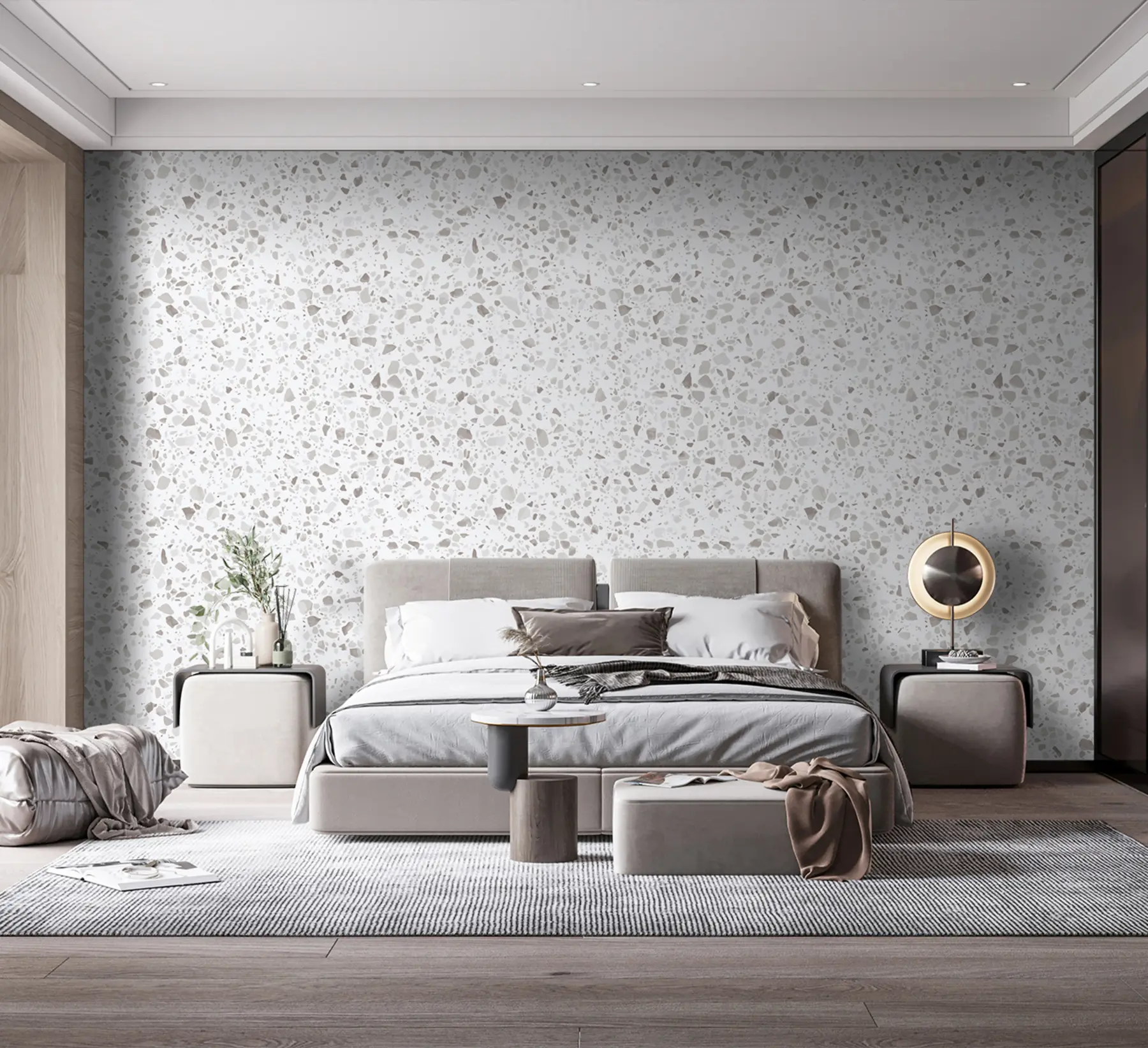 stenske poslikave Teraco ploščice, mozaik z naravnimi kamni, granitom, marmorjem, kremenom, betonom u94304