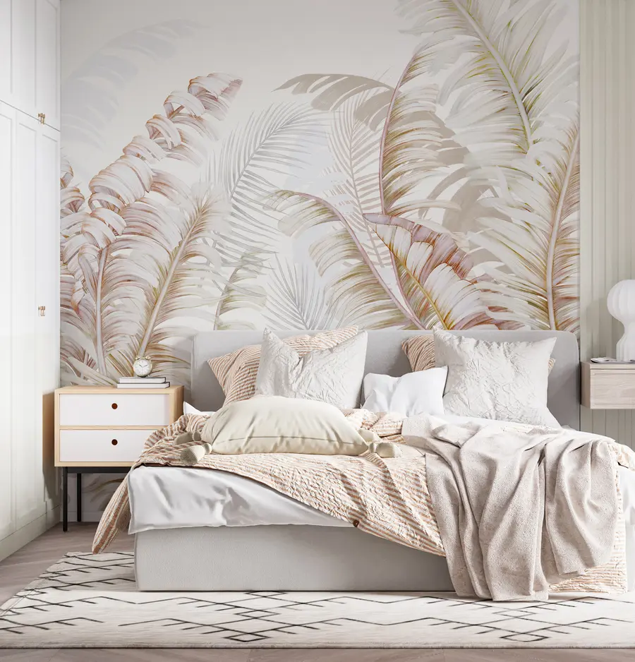 stenske poslikave Tropski listi u94469