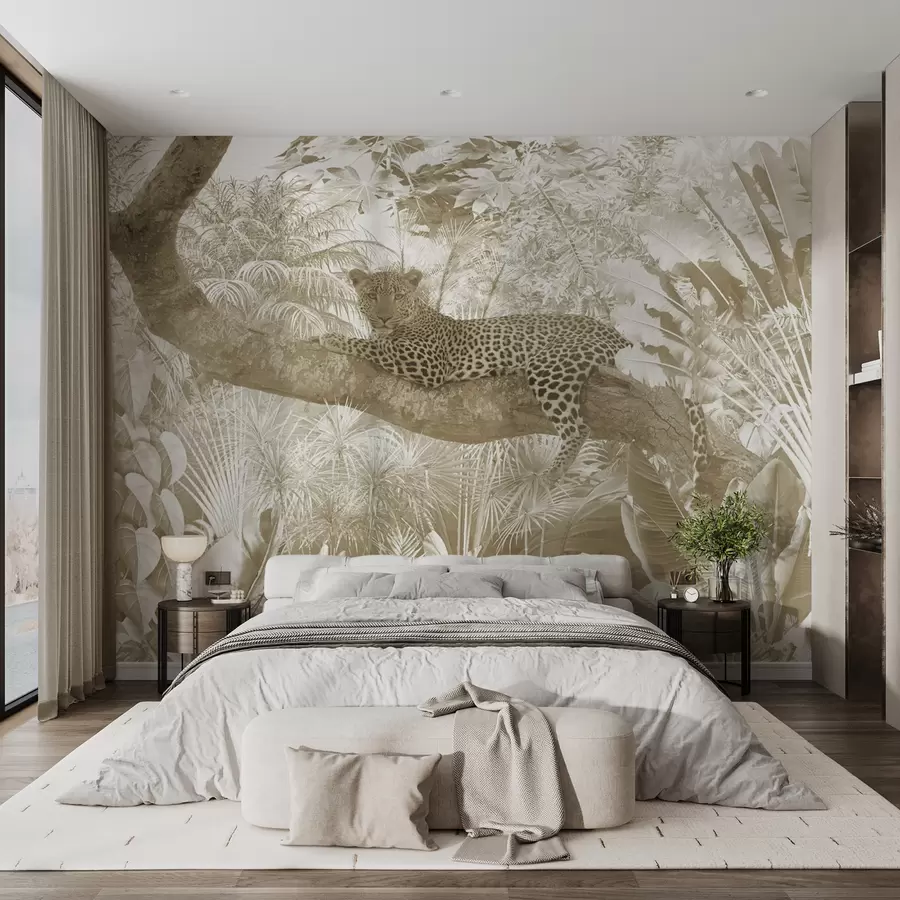 stenske poslikave Velik bel cvet hortenzije u94280