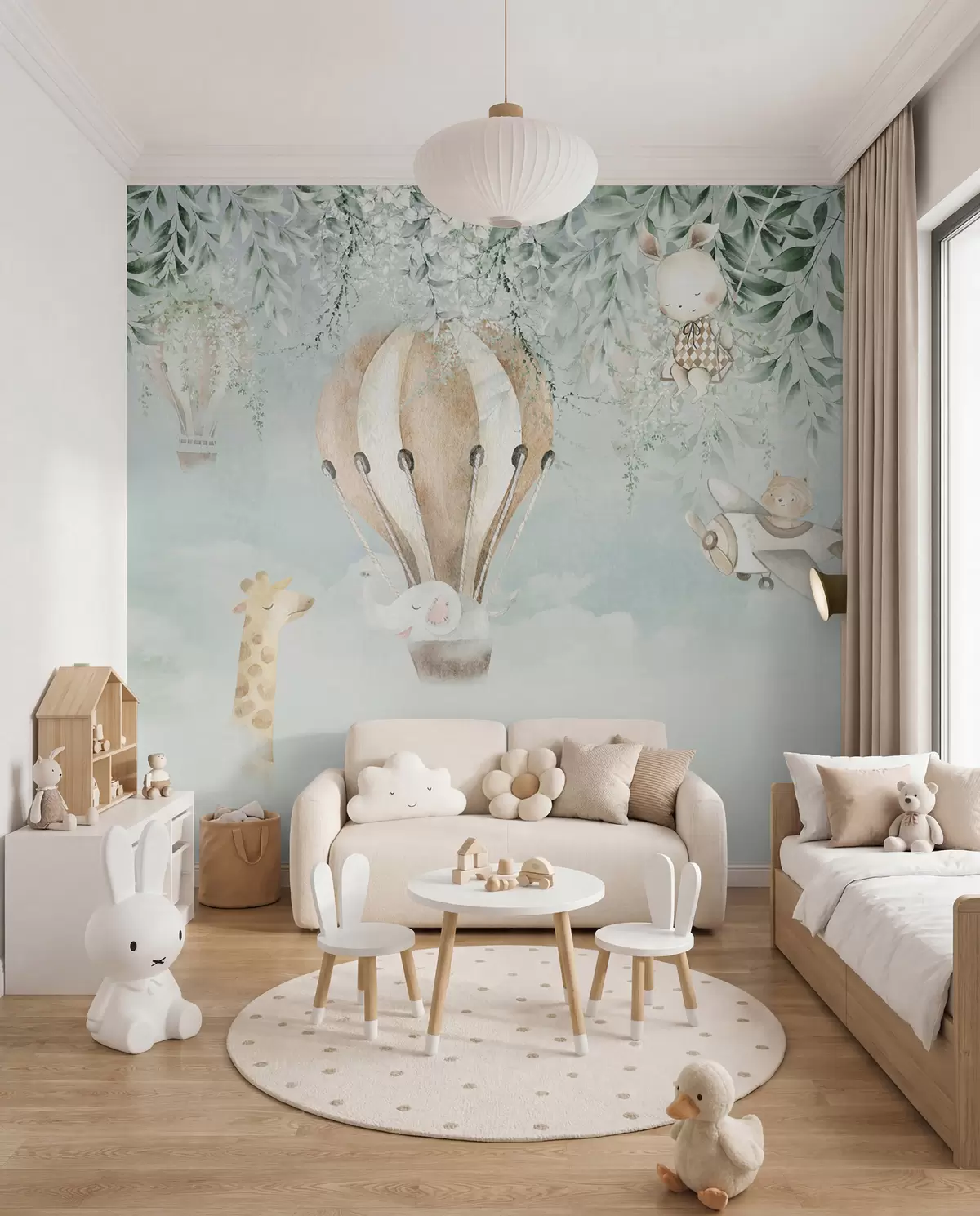 stenske poslikave Balon nad vrtom u95429