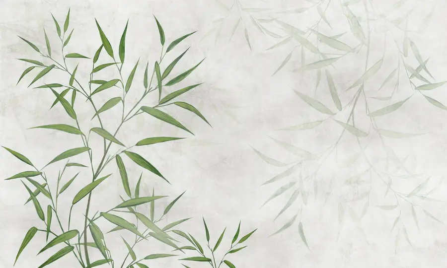 stenske poslikave Listi bambusovega trsa u95921