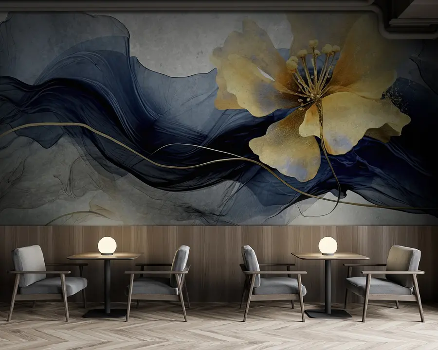 stenske poslikave Akvarelna roža u95659