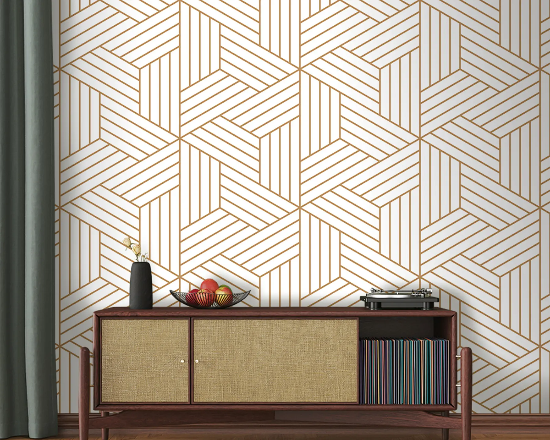 stenske poslikave Vzorec art deco u96426