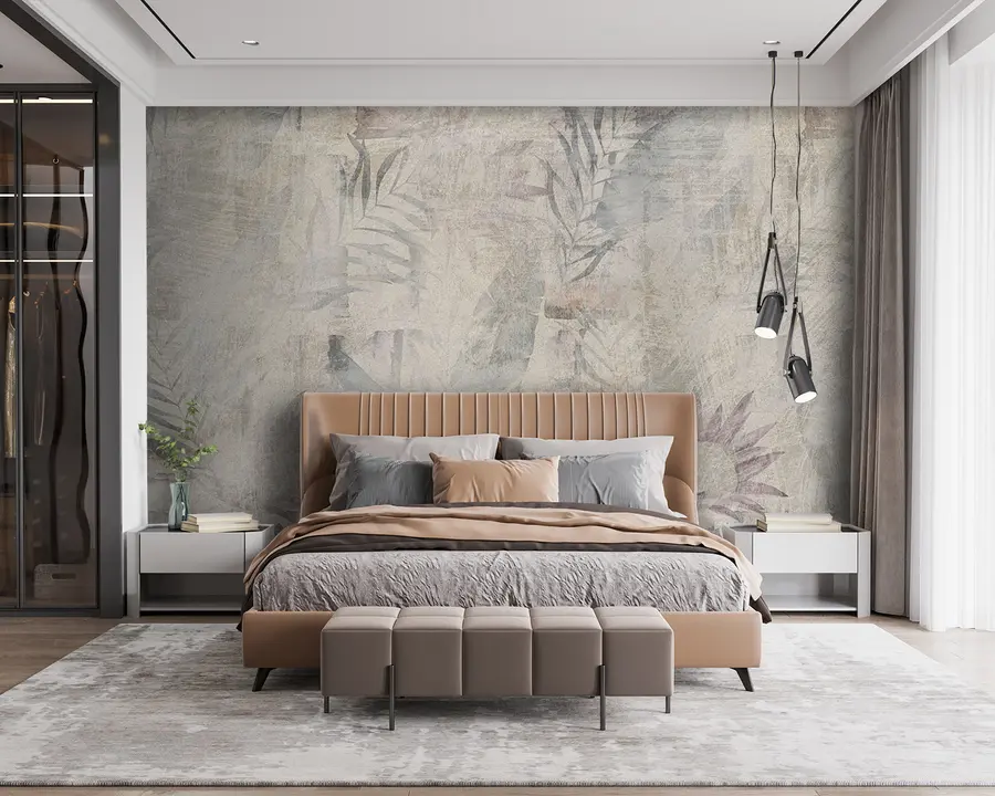 stenske poslikave Akvarelni tropi na podstrešju u96807