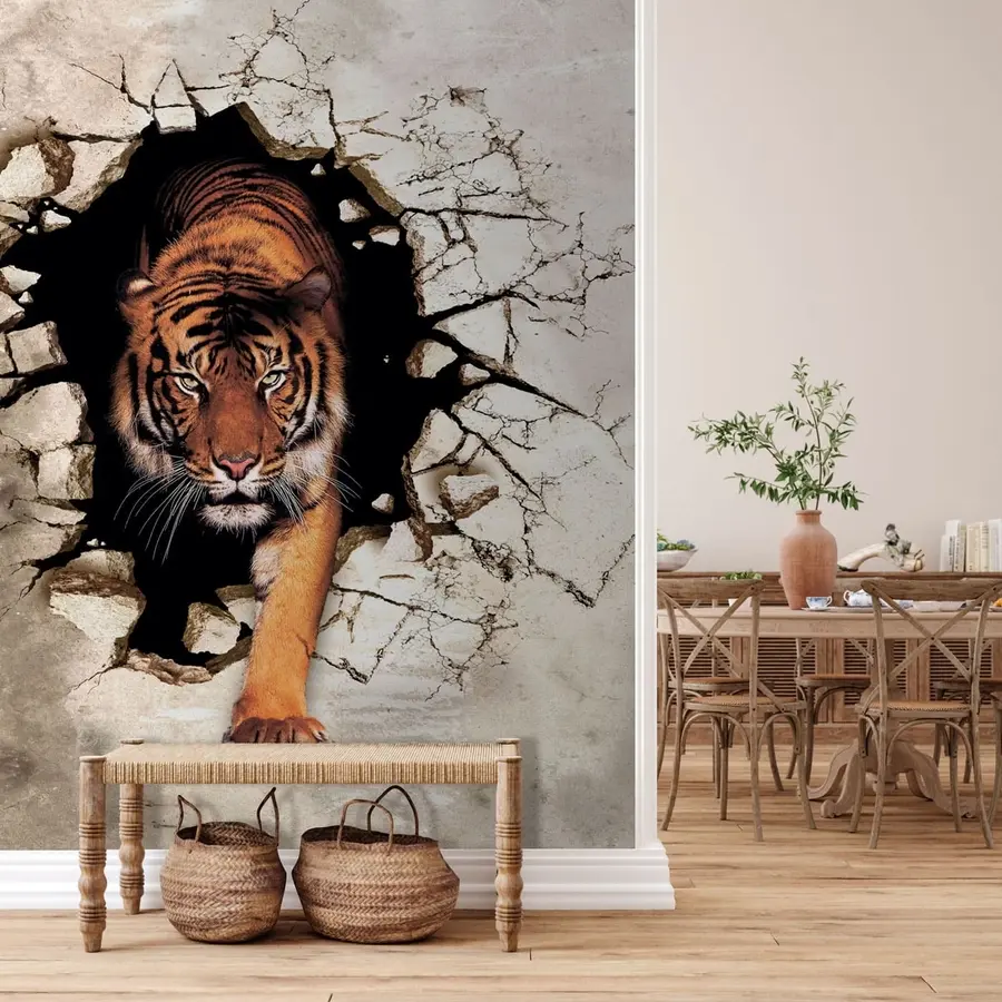 stenske poslikave 3D tiger u97031