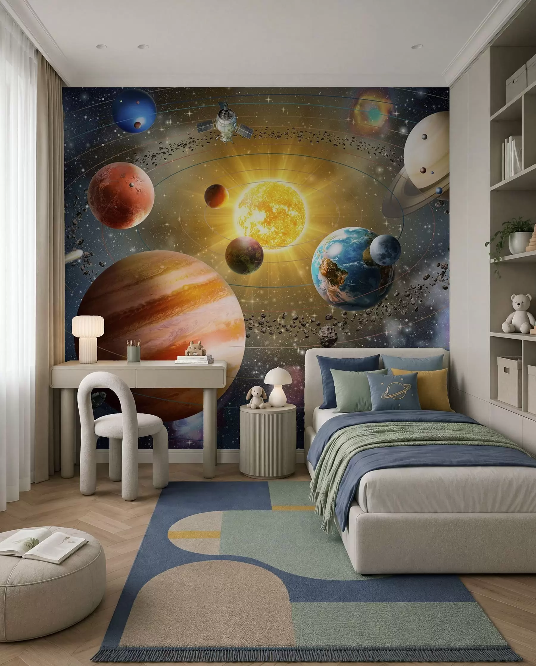 stenske poslikave Potovanje med planeti u97222