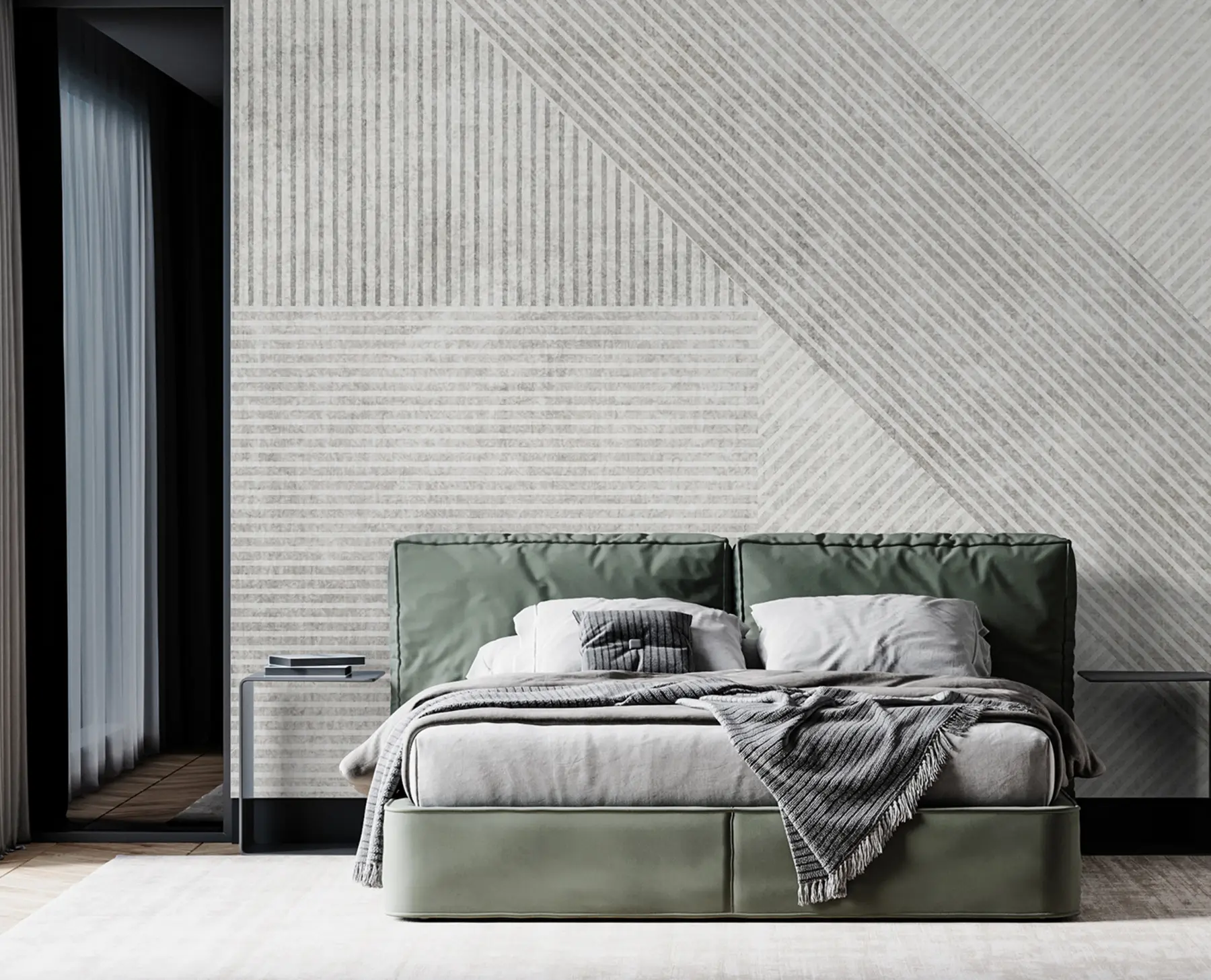 stenske poslikave Geometrijske vintage linije u96331