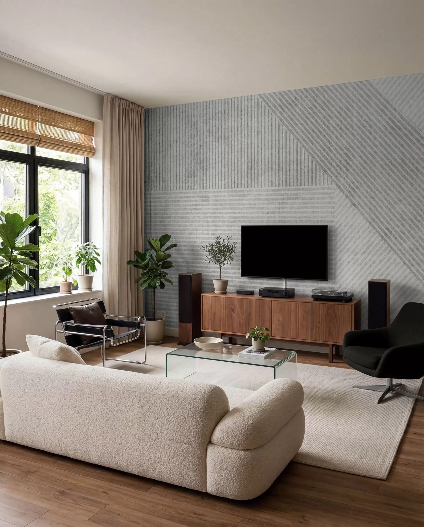 stenske poslikave Geometrijske vintage linije u96331