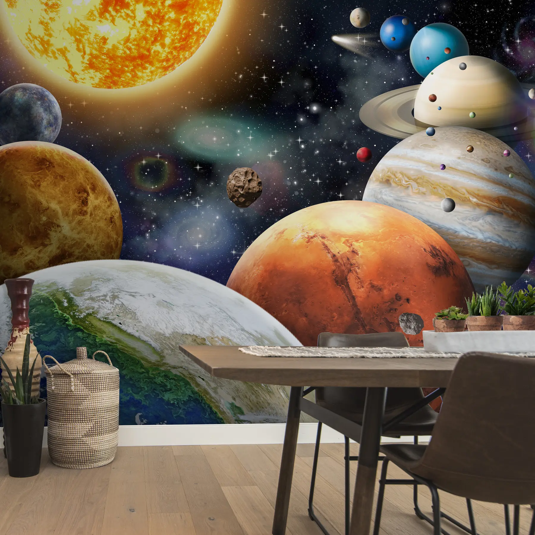 stenske poslikave Pisani planeti sončnega sistema u97422
