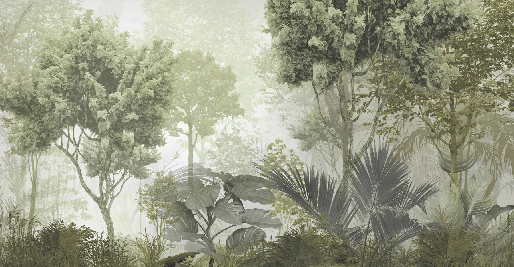 stenske poslikave Jutro v globini gozda u97409