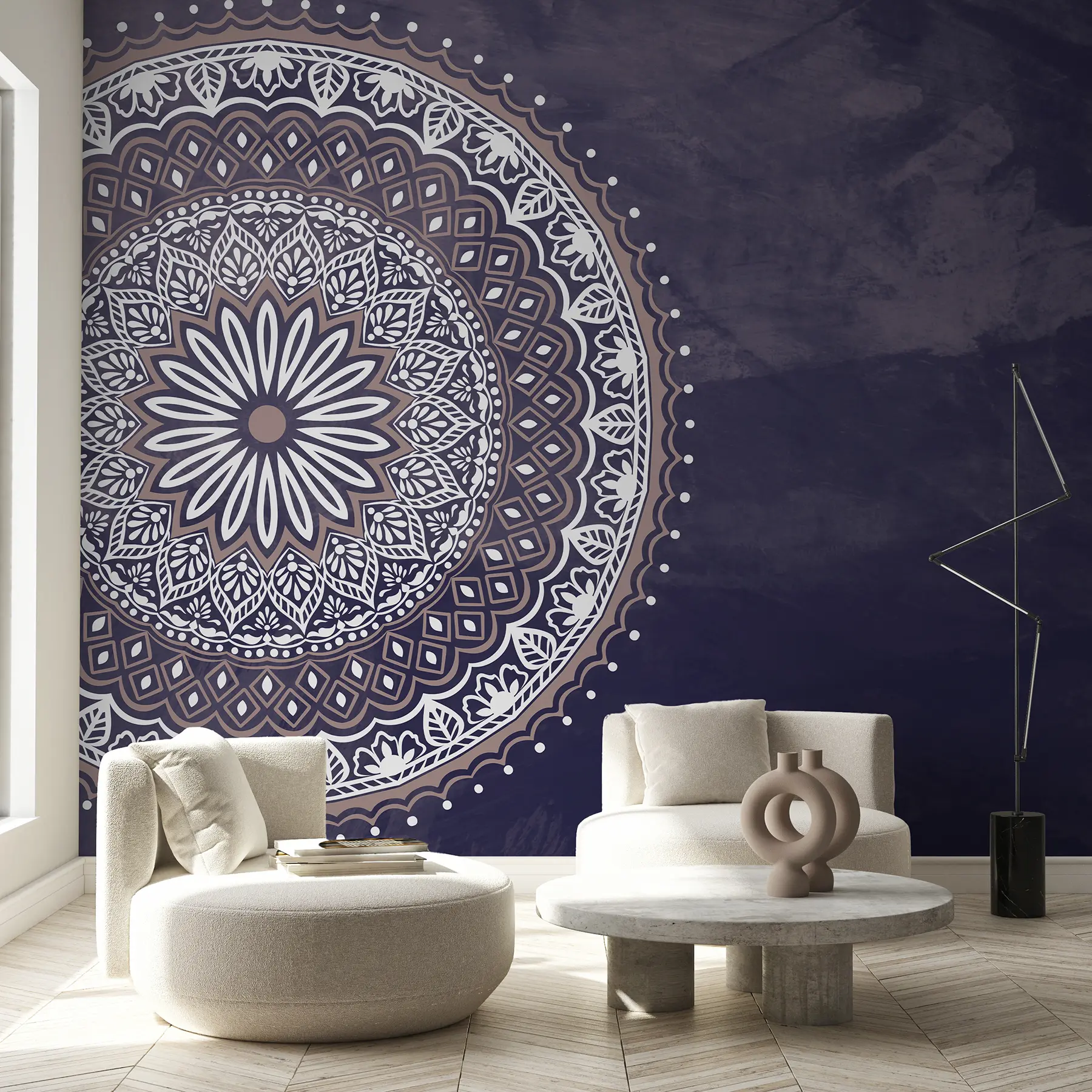 stenske poslikave Harmonija lilakov u98495v3