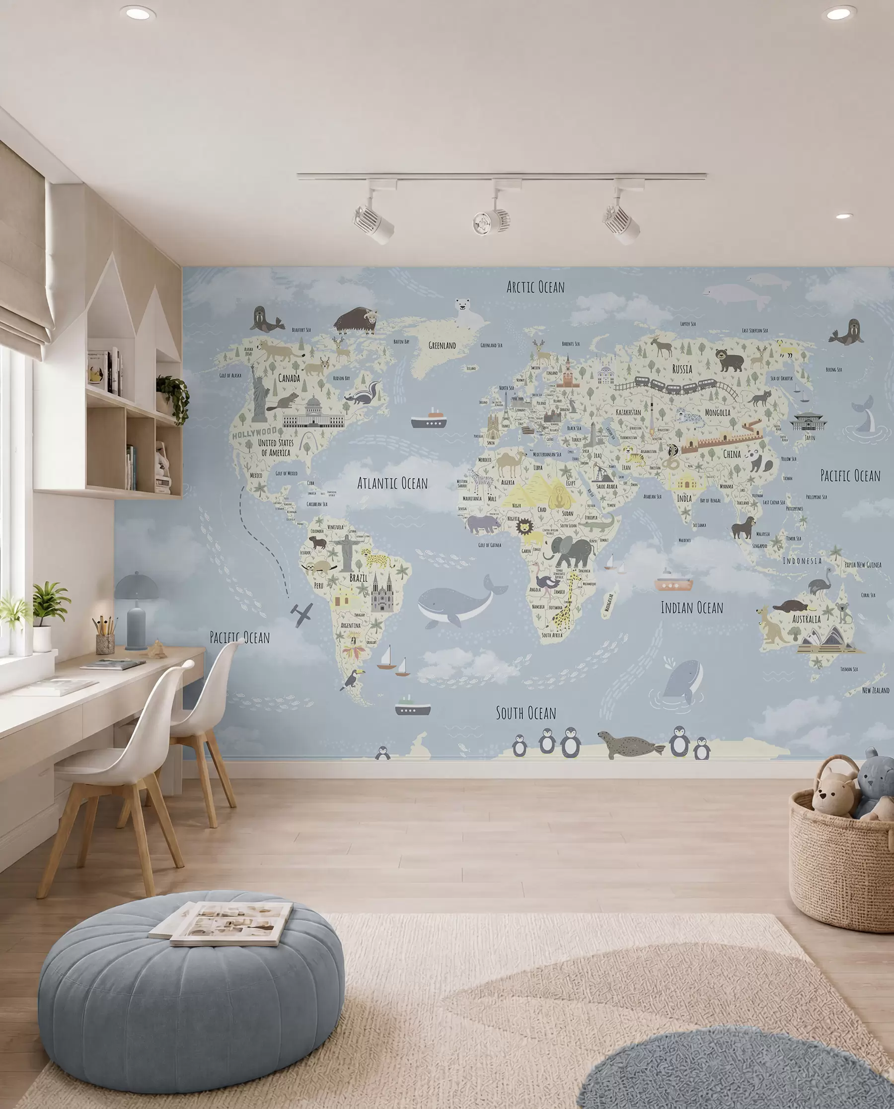 stenske poslikave Atlas malih čudes u96587