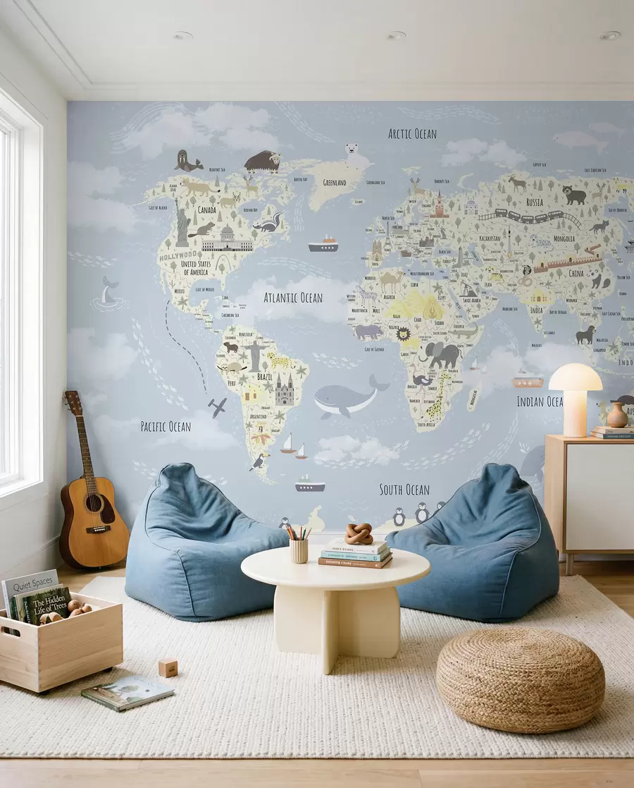 stenske poslikave Atlas malih čudes u96587