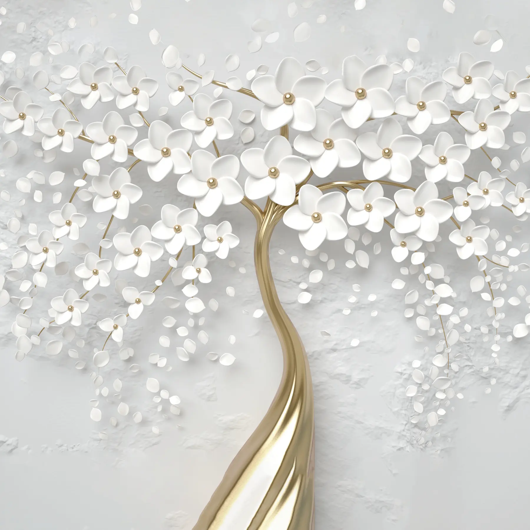 stenske poslikave Drevo z majhnimi cvetovi u37065d1
