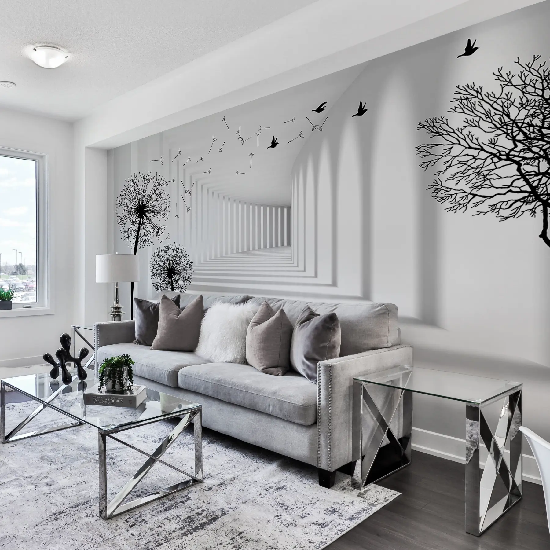 stenske poslikave Globina in svetloba u37803d2