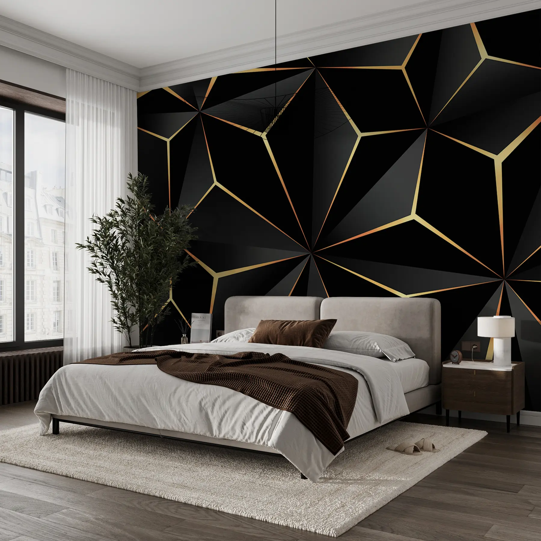 stenske poslikave Črni trikotnik u72104d2