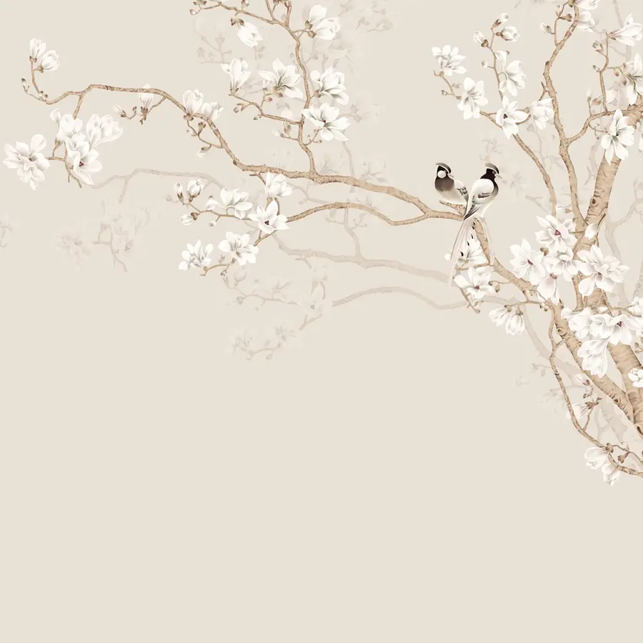 stenske poslikave Magnolija na vrtu u25842d1